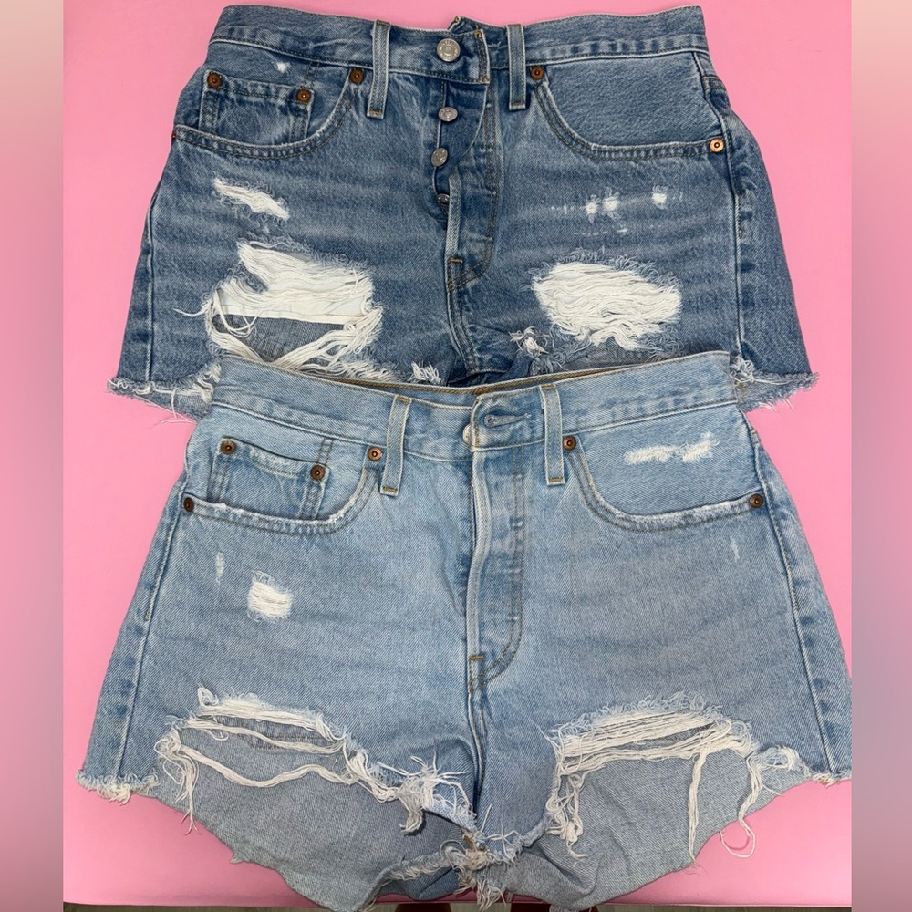 Levi’s 501 Jeans shorts bundle of two Size 27